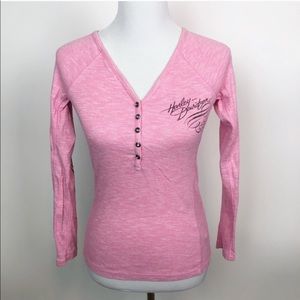Harley-Davidson Pink Thermal Long Sleeve
